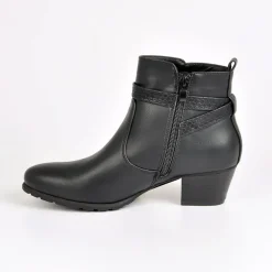 Boots, Bottines|VICE VERSA Bottines A Talons Avec Petits Clous Noir