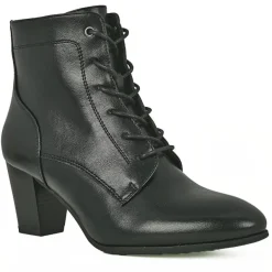 Boots, Bottines|MASCARA Bottines A Talons Femme Noir Avec Fermeture Eclair