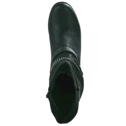 Chaussures Confort|SCALINA Bottines A Talons Femme Noir