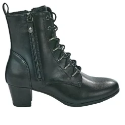 Chaussures Confort|SCALINA Bottines A Talons Femme Noir