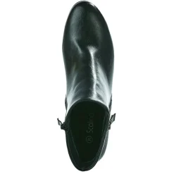 Chaussures Confort|SCALINA Bottines A Talons Femme Noir