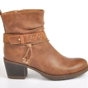 Boots, Bottines|VICE VERSA Bottines A Talons Femme Camel