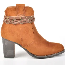 Boots, Bottines|VICE VERSA Bottines A Talons Marron