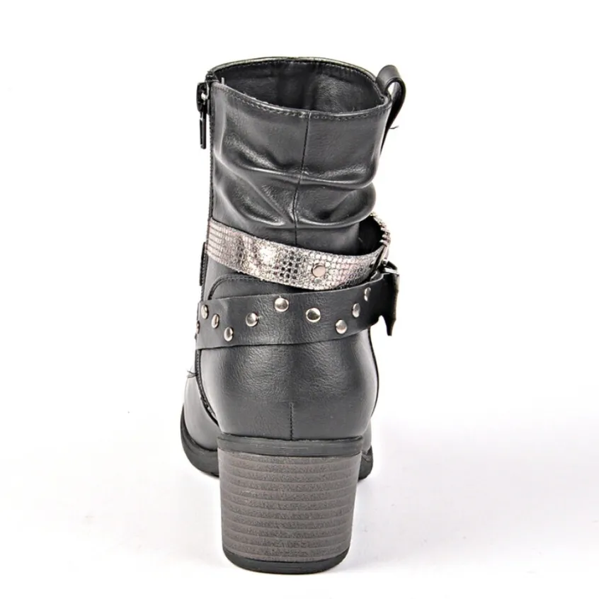 Boots, Bottines|VICE VERSA Bottines A Talons Noir