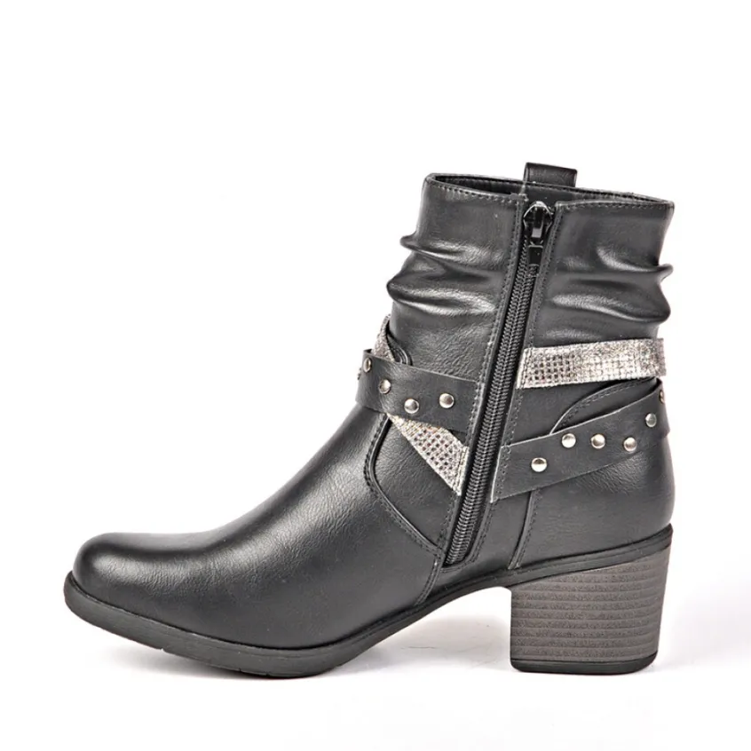 Boots, Bottines|VICE VERSA Bottines A Talons Noir