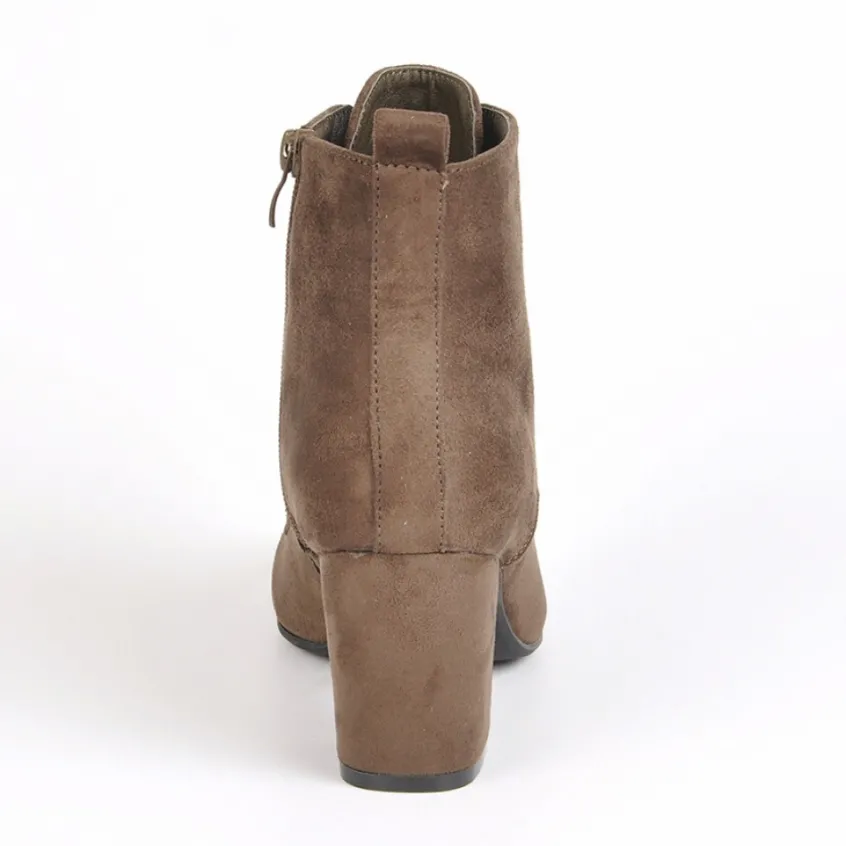 Boots, Bottines|VICE VERSA Bottines A Talons Kaki