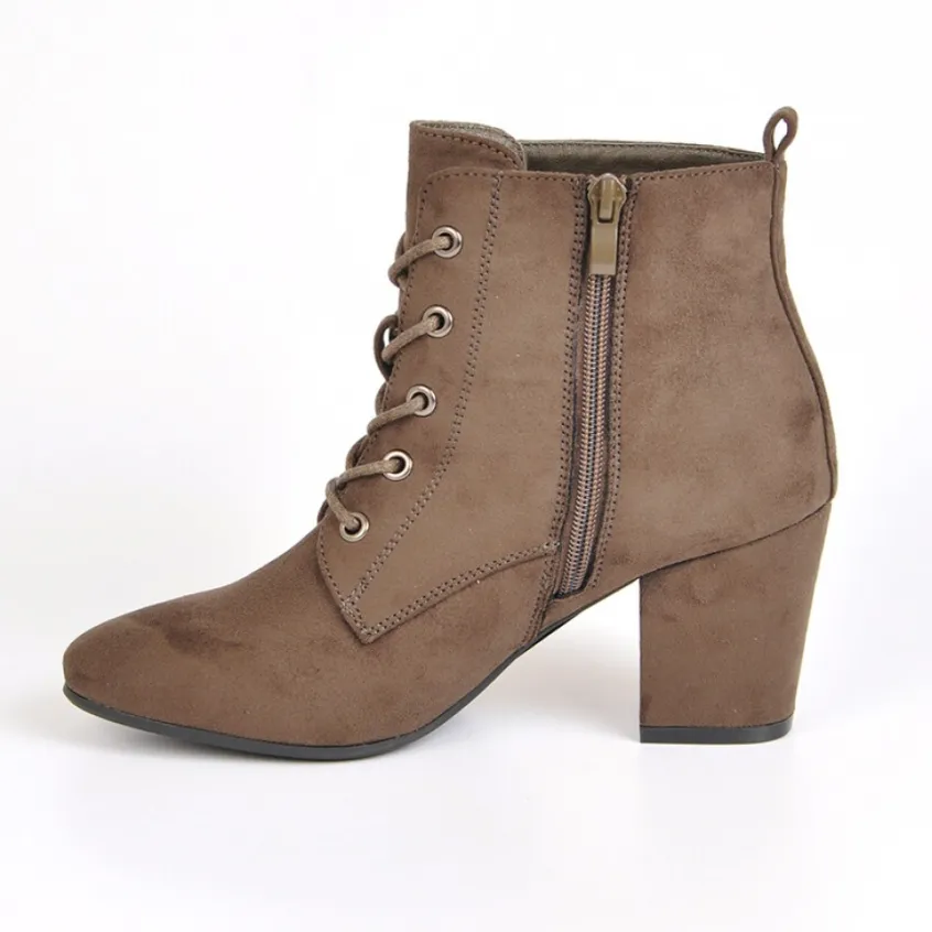 Boots, Bottines|VICE VERSA Bottines A Talons Kaki