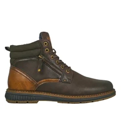 Boots, Bottines|OUTSHOES Bottines Bi-Matieres Marron
