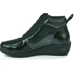 Chaussures Confort|LADY CONFORT Bottines Compensees Femme Noir