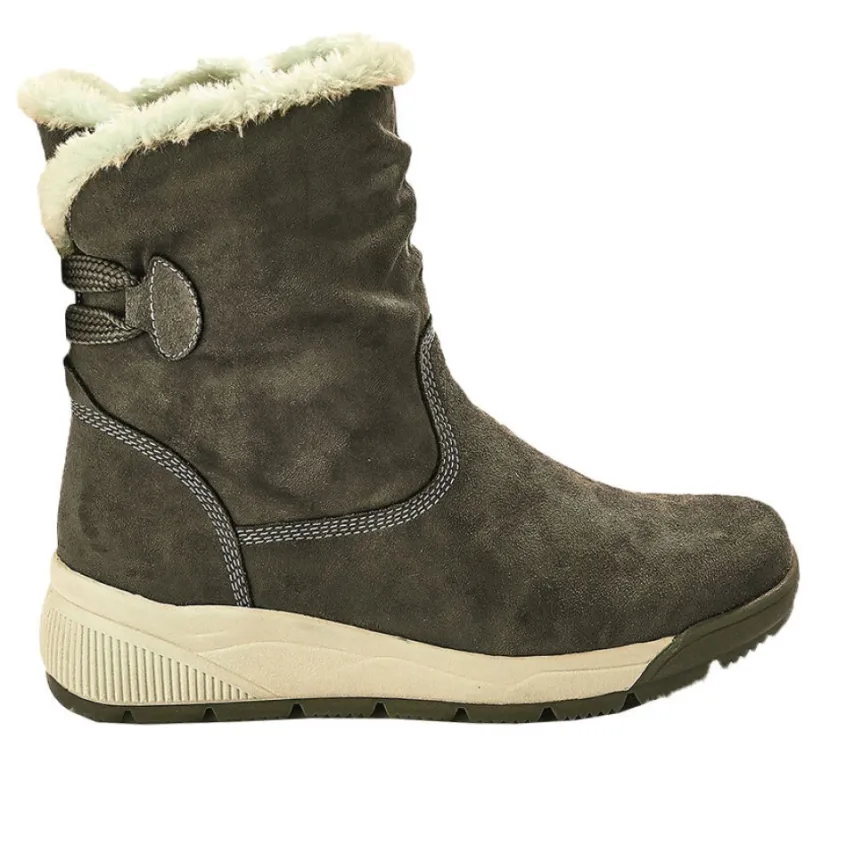 Chaussures Confort|RELIFE Bottines Compensees Femme Marron