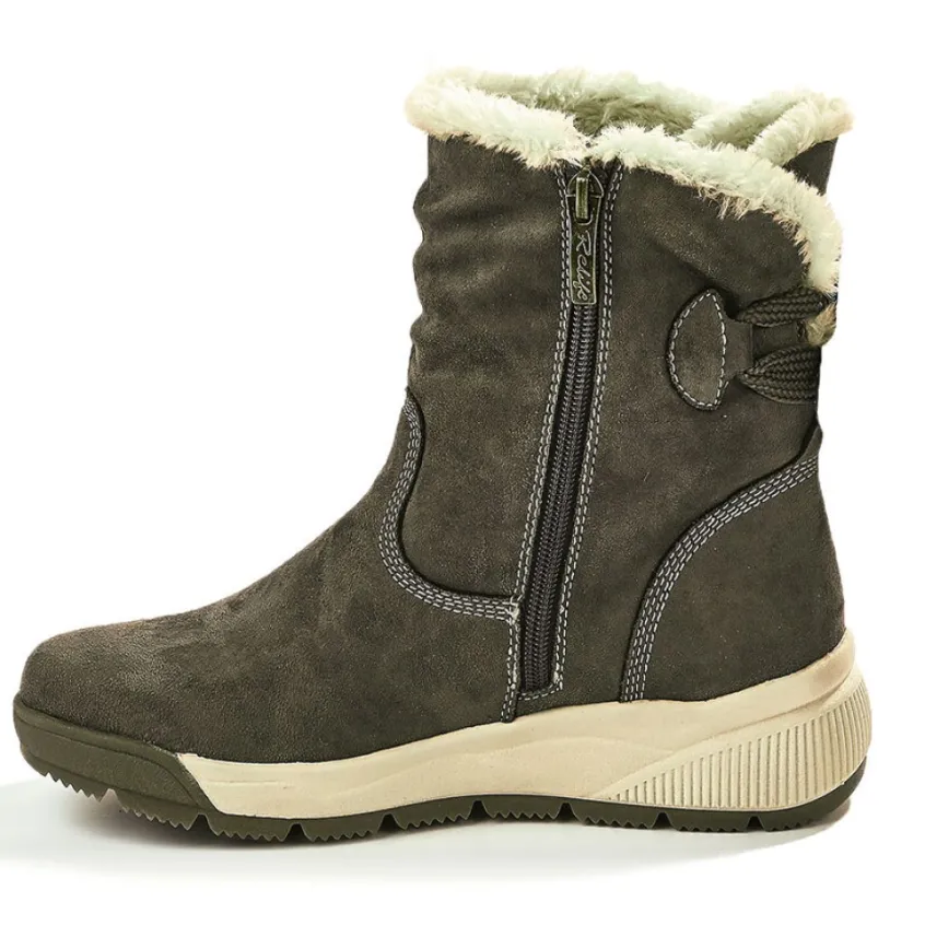 Chaussures Confort|RELIFE Bottines Compensees Femme Marron