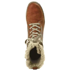 Chaussures Confort|RELIFE Bottines Compensees Femme Camel