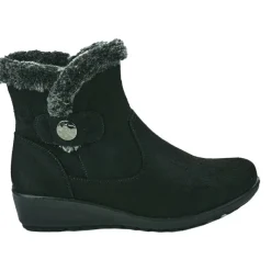 Chaussures Confort|LADY CONFORT Bottines Compensees Femme Noir