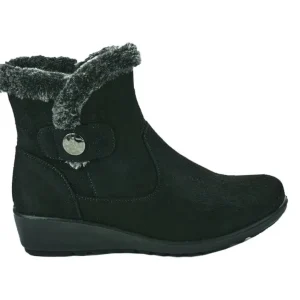 Chaussures Confort|LADY CONFORT Bottines Compensees Femme Noir