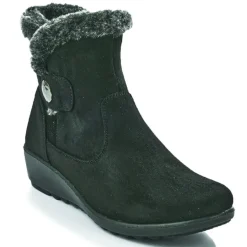 Chaussures Confort|LADY CONFORT Bottines Compensees Femme Noir