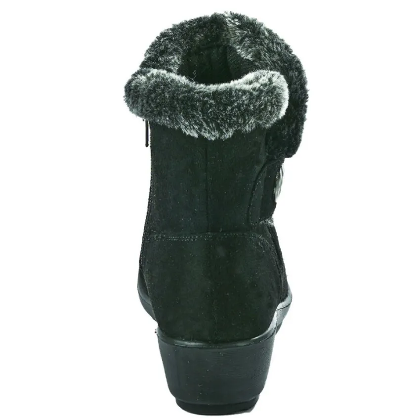 Chaussures Confort|LADY CONFORT Bottines Compensees Femme Noir
