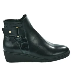 Chaussures Confort|SCALINA Bottines Compensees Femme Noir