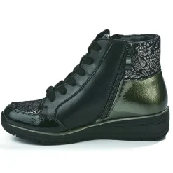 Chaussures Confort|LADY CONFORT Bottines Compensees Femme Noir