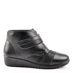 Chaussures Confort|LADY CONFORT Bottines Compensees Noir