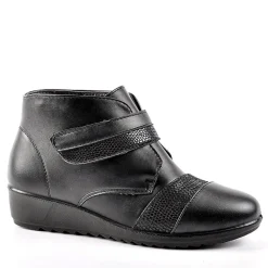 Chaussures Confort|LADY CONFORT Bottines Compensees Noir