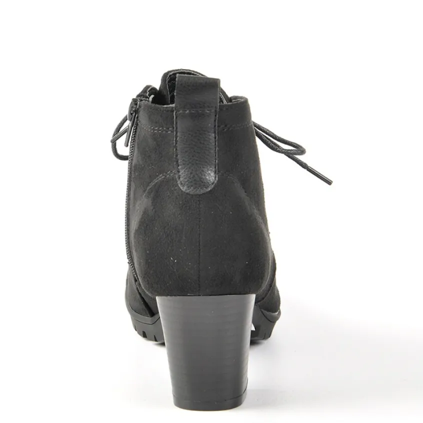 Chaussures Confort|SCALINA Bottines Femme A Talons Noir