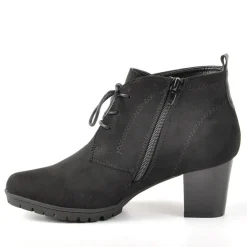 Chaussures Confort|SCALINA Bottines Femme A Talons Noir