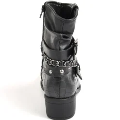 Boots, Bottines|VICE VERSA Bottines Femme Avec Petits Clous Noir