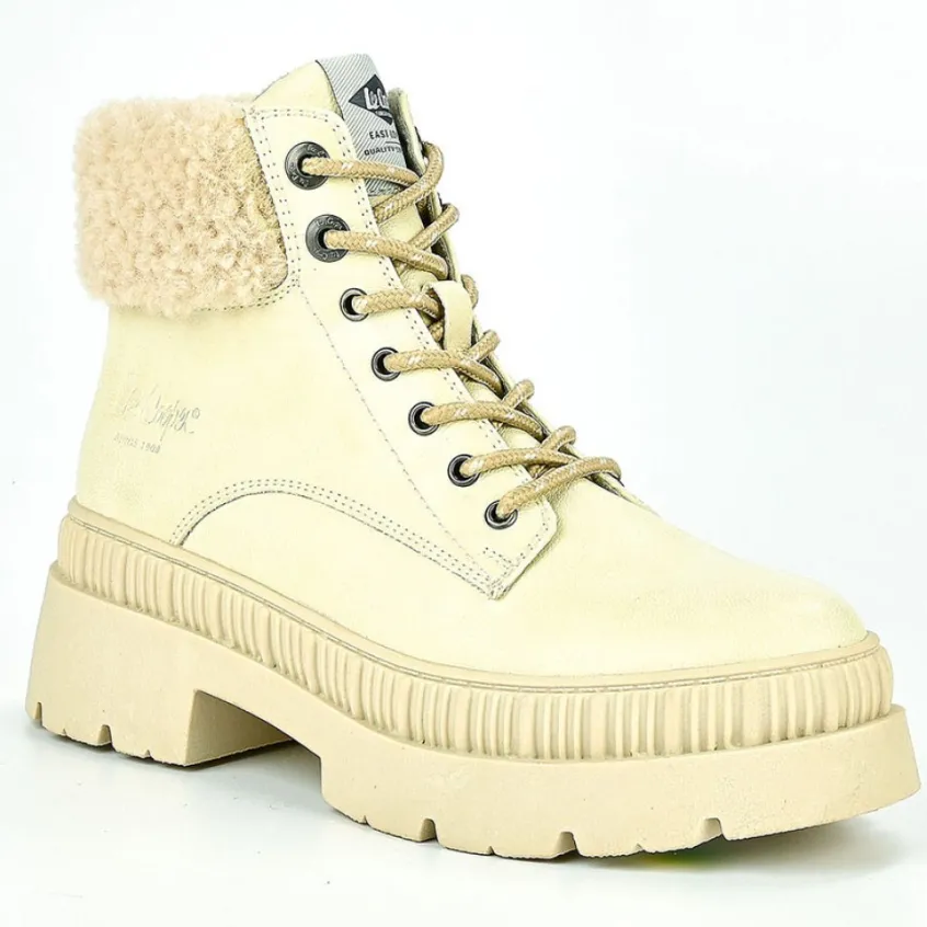 Boots, Bottines|LEE COOPER Bottines Femme Beige