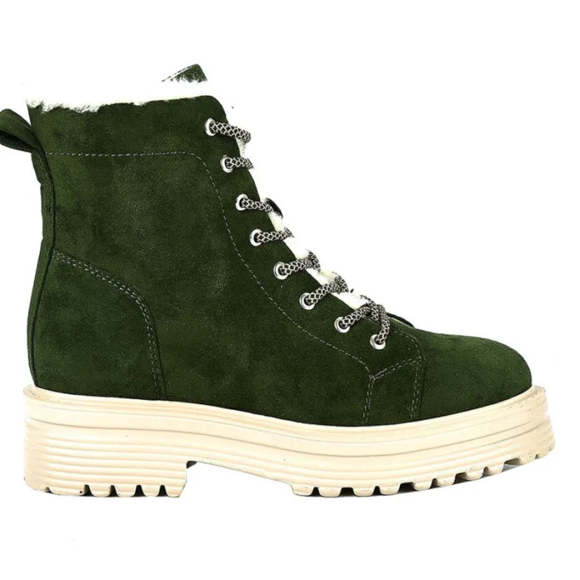 Boots, Bottines|OUTSHOES Bottines Femme Kaki