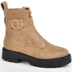 Boots, Bottines|VICE VERSA Bottines Femme Plates Beige