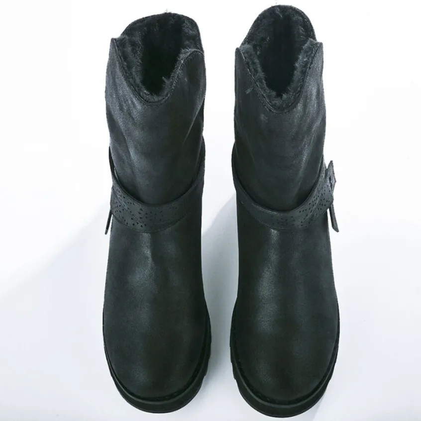 Chaussures Confort|SKECHERS Bottines Femme Noir