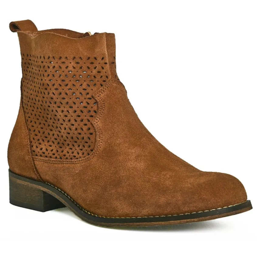 Boots, Bottines|TIPO ALTO Bottines Femme Camel