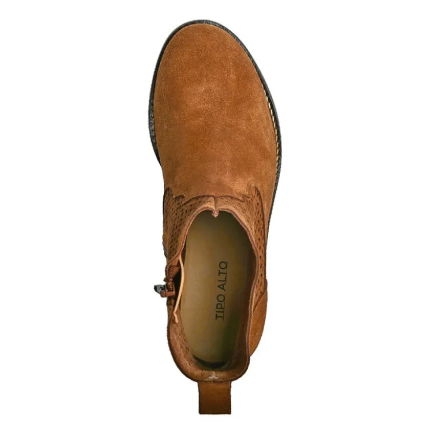 Boots, Bottines|TIPO ALTO Bottines Femme Camel