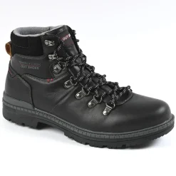 Boots, Bottines|OUTSHOES Bottines Homme Avec Col Textile Noir