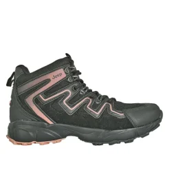 Baskets, Sneakers|JEEP Bottines Montantes Femme Noir A Lacets
