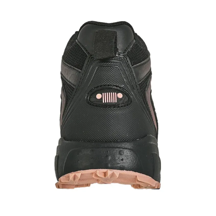 Baskets, Sneakers|JEEP Bottines Montantes Femme Noir A Lacets