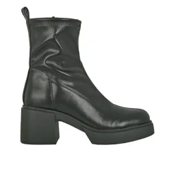 Boots, Bottines|VICE VERSA Bottines Moulantes A Talon Femme Noir
