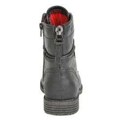 Boots, Bottines|VICE VERSA Bottines Plates A Lacets Femme Noir