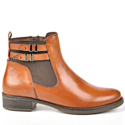 Boots, Bottines|TIPO ALTO Bottines Plates Avec Elastiques Camel