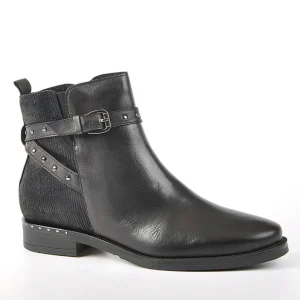 Boots, Bottines|TIPO ALTO Bottines Plates Avec Petits Clous Noir