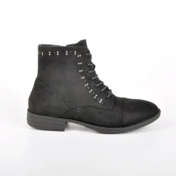 Boots, Bottines|VICE VERSA Bottines Plates Avec Strass Noir