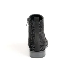 Boots, Bottines|VICE VERSA Bottines Plates Bi-Matieres Noir