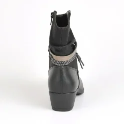 Boots, Bottines|VICE VERSA Bottines Plates Bi-Matieres Noir