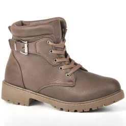 Boots, Bottines|VICE VERSA Bottines Plates Femme Marron