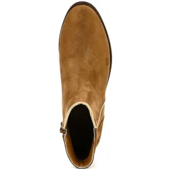 Boots, Bottines|VICE VERSA Bottines Plates Femme Marron En Suedine