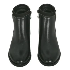 Boots, Bottines|VICE VERSA Bottines Plates Femme Noir A Boucle