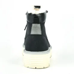 Boots, Bottines|OUTSHOES Bottines Plates Femme Noir