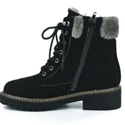 Boots, Bottines|OUTSHOES Bottines Plates Femme Noir