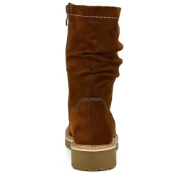 Boots, Bottines|OUTSHOES Bottines Plates Femme Camel