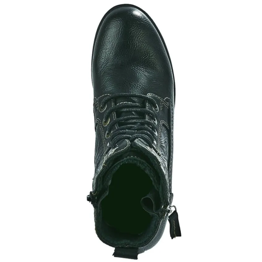 Chaussures Confort|SCALINA Bottines Plates Femme Noir